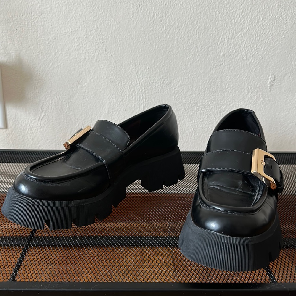 ZARA PLATFORM LOAFERS